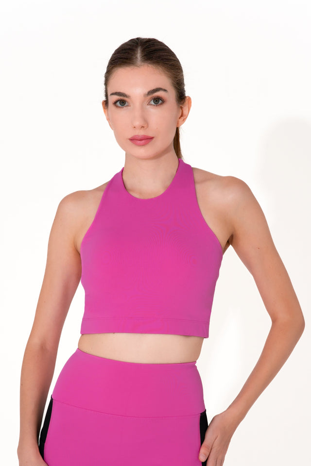 Fuchsia Sports Bra - SewSewYou