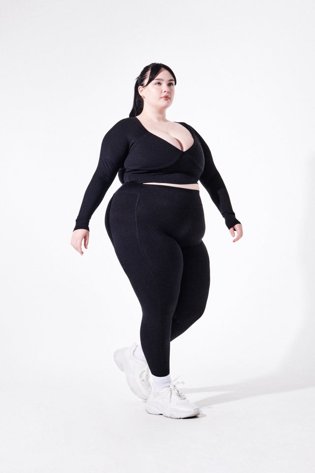 Kenna Sharp SS23 Black Leggings - SewSewYou