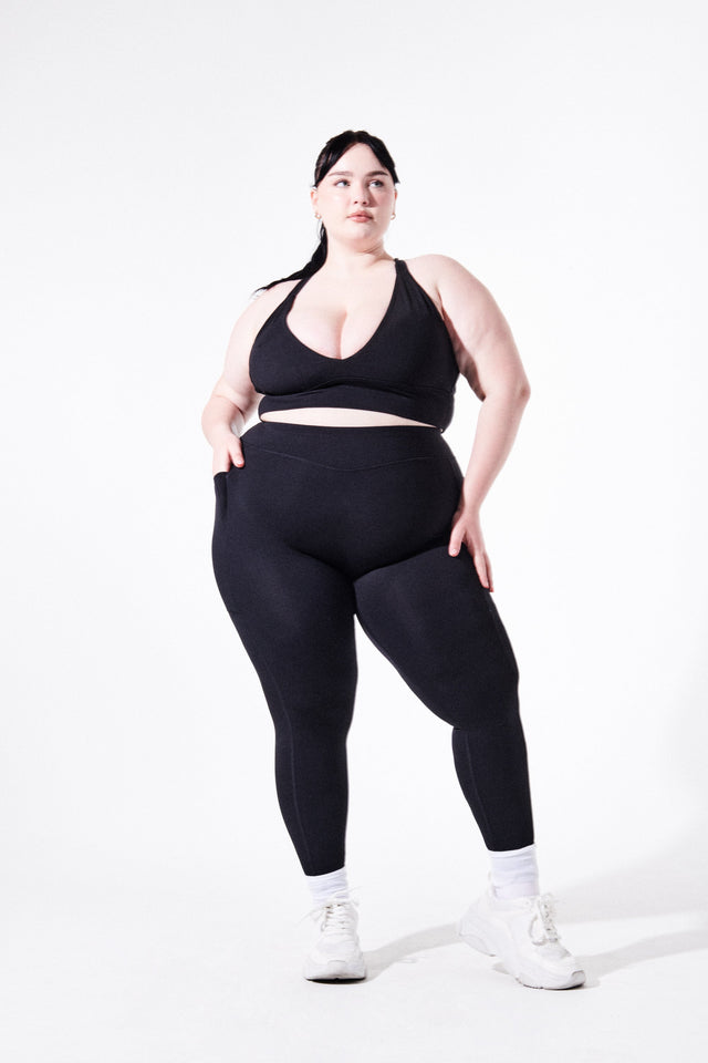 Kenna Sharp SS23 Black Leggings - SewSewYou