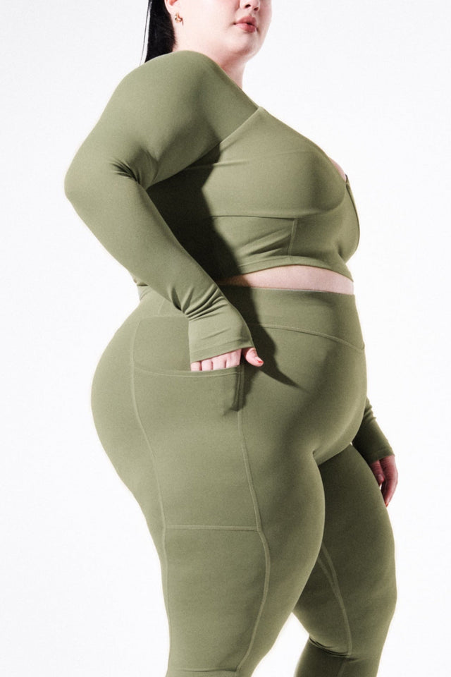 Kenna Sharp SS23 Green Leggings - SewSewYou