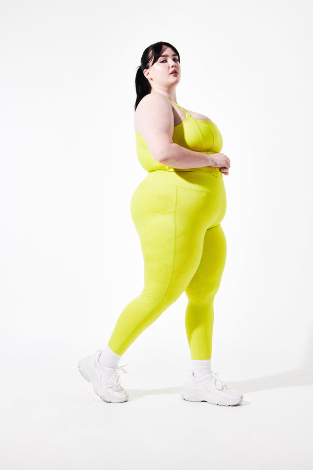 Kenna Sharp SS23 Lime Fitted Tank - SewSewYou