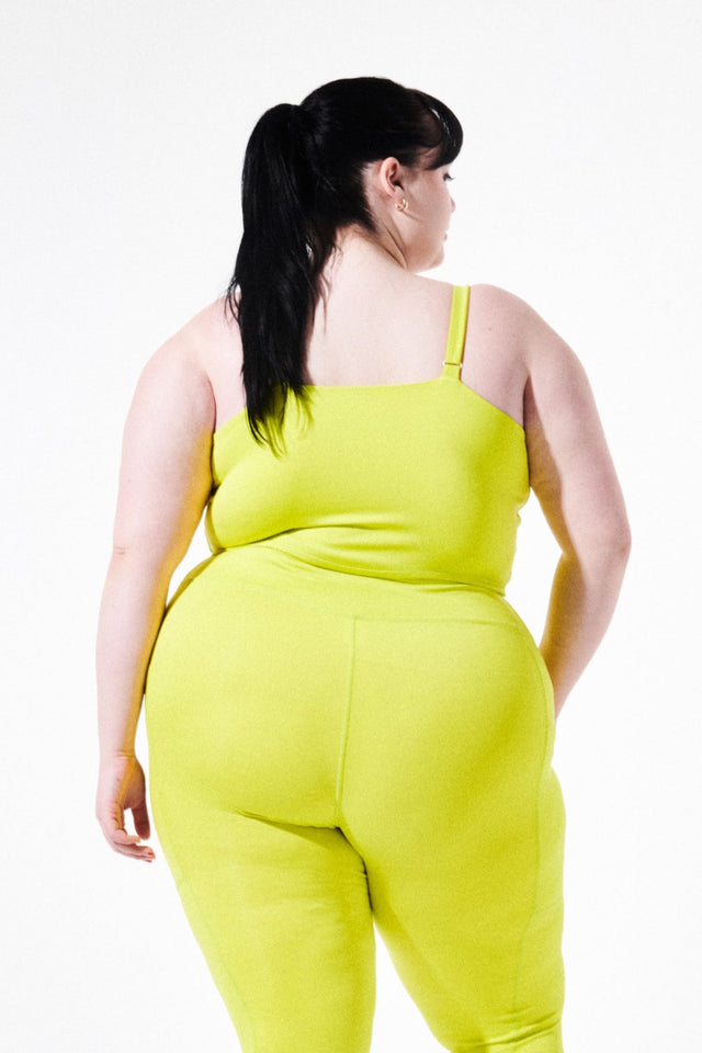 Kenna Sharp SS23 Lime Fitted Tank - SewSewYou