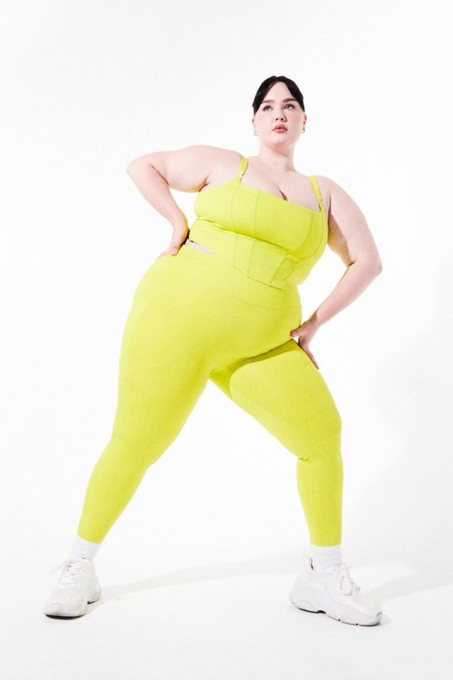 Kenna Sharp SS23 Lime Leggings - SewSewYou