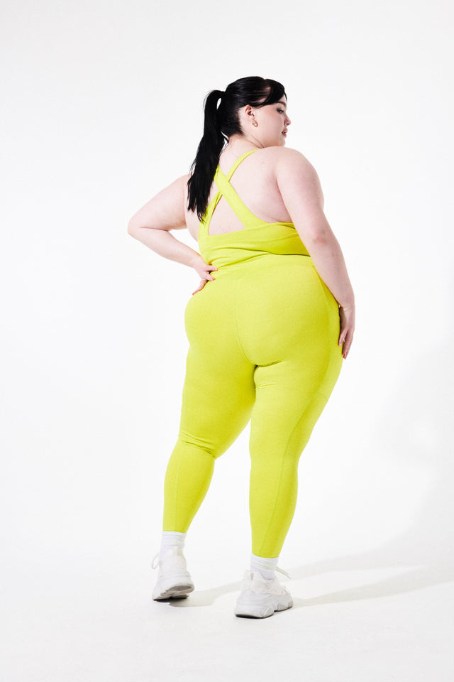 Kenna Sharp SS23 Lime Leggings - SewSewYou