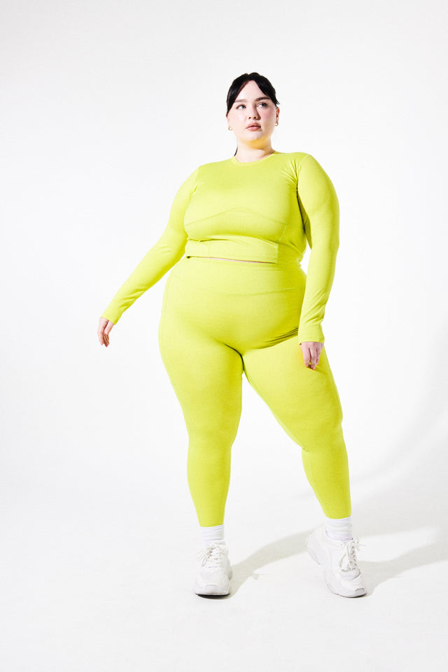 Kenna Sharp SS23 Lime Leggings - SewSewYou