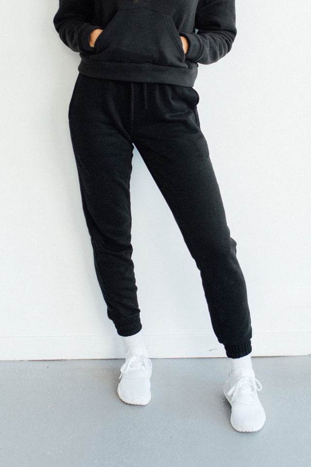 Melissa Merk Black Jogger Pants - SewSewYou